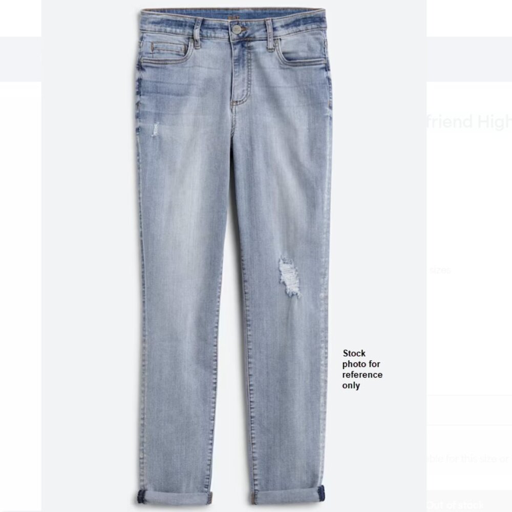 Kut From The Kloth Catherine Boyfriend High Rise Distressed Jean